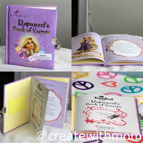 Create With Mom Rapunzels Book Of Secrets And Disneyonice And Reading