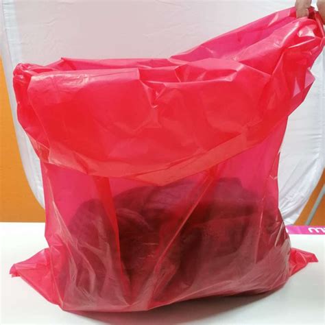 Pva Hot Water Soluble Laundry Bags Dissolvable Plastic Washing Bags