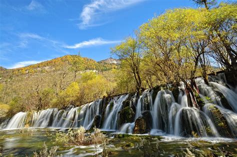 Arrow Bamboo Waterfall Jiuzhaigou Photograph By Slamet Harijono