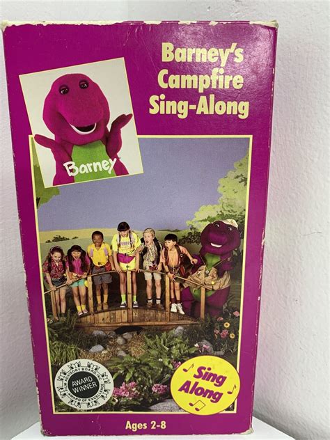 Barneys Campfire Sing Along Vhs 1990 Backyard Gang Award Winner Ebay