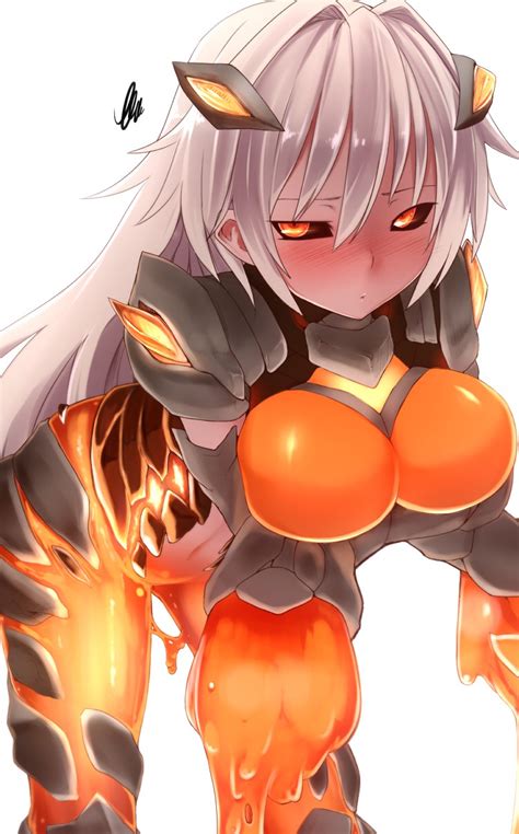 Lava Golem Monster Girl Encyclopedia Drawn By Mantaroushiawaseno