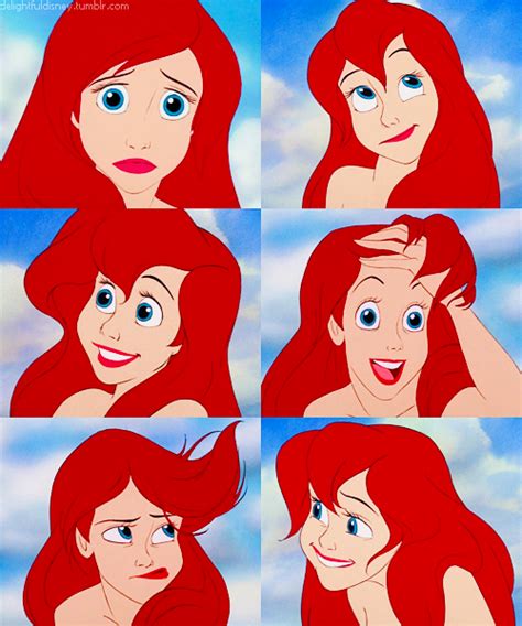 Disney Princess Facial Expressions