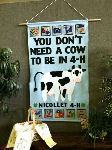 But It Sure Does Help Mnstatefair 4h 4 H Poster Ideas 4 H Clover 4 H