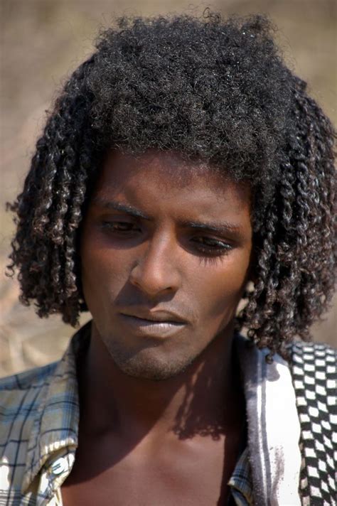 This Man From The Beja Tribe In Southern Egypt Bears A Striking