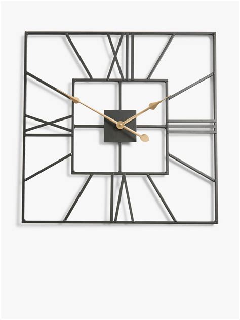 This Large Skeleton Wall Clock Has An Industrial Look Updated With A