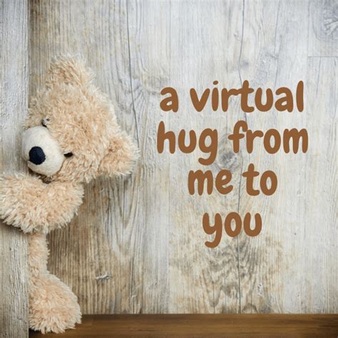 A Virtual Hug From Me To You Faithfully Stepping