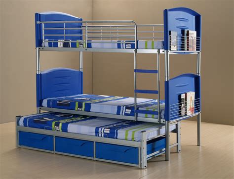 Sold and shipped by max & lily. Cheap 3FT Single Children's Darcy Triple Bunk Bed Frame ...