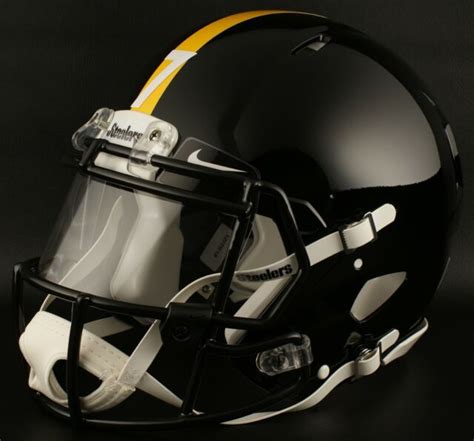 Pittsburgh Steelers Nfl Football Helmet With Nike Clear Visor Eye