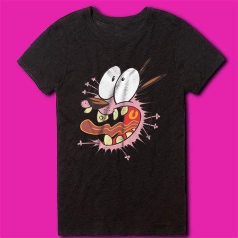 Courage The Cowardly Dog Womens T Shirt