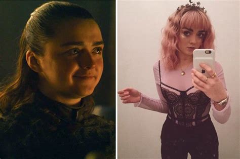Game Of Thrones News Maisie Williams ‘arya Stuns Fans With Raunchy