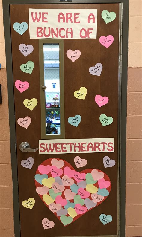 Valentines Day Classroom Door Decoration “we Are A Bunch Of Sweethearts” Valentines Day Bulletin