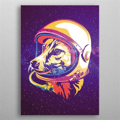 Laika The Space Dog Poster By Popart Posters Displate Soviet