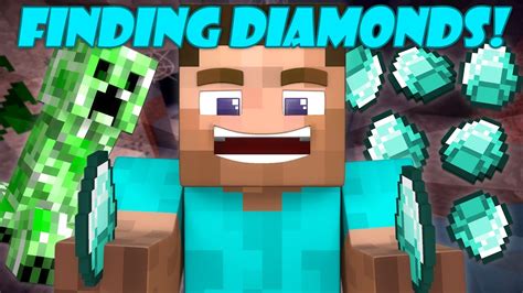 Finding Diamonds Minecraft Short Youtube
