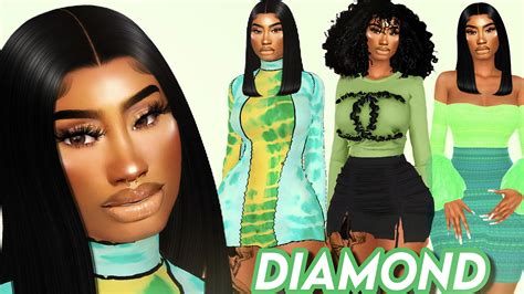 Sims 4 Cas Diamond The Sims 4 Skin Overlay Cc Folder Sim