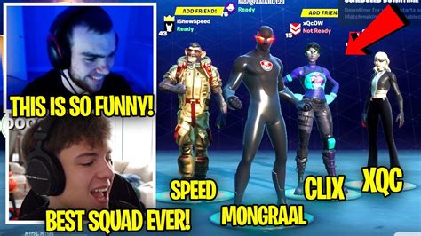 Mongraal Joins Speed Clix And Xqc To Make The Best And Funniest Squad