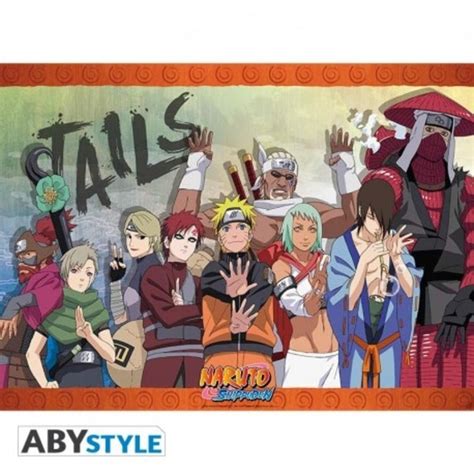Naruto Shippuden Tails 52x38 Cm Poster By Abyssen The Little Things