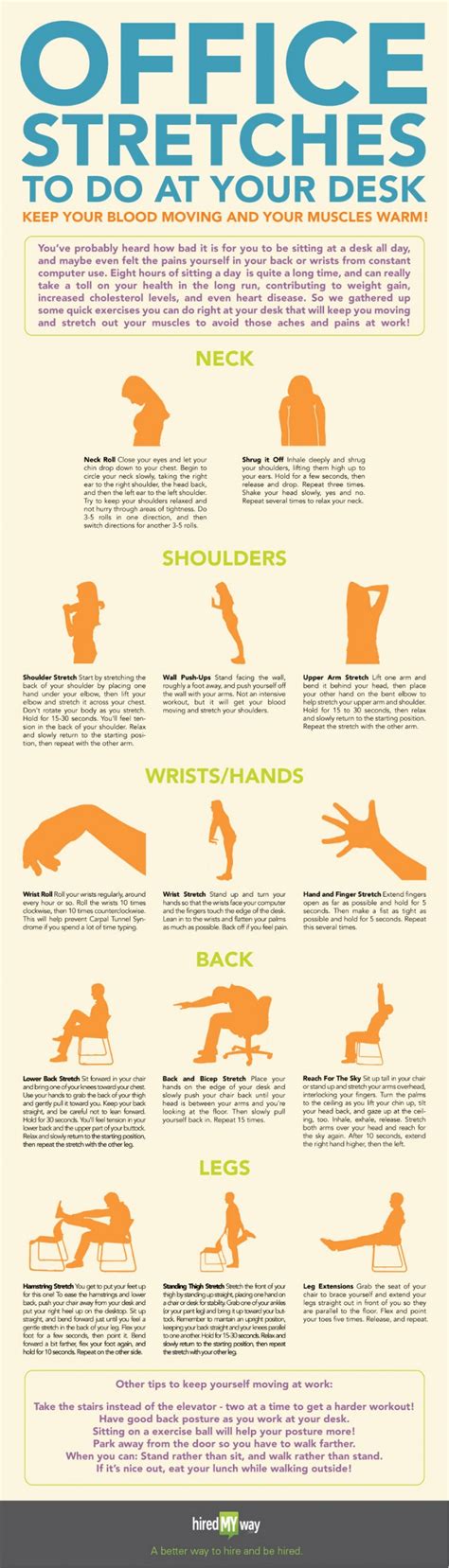 Bend your right leg behind you and grab your right foot. The Perfect Office Stretching Routine - BrandonGaille.com