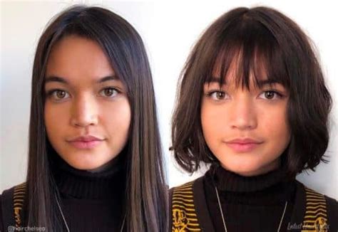 Bangs For Round Face Shapes 53 Flattering Haircuts