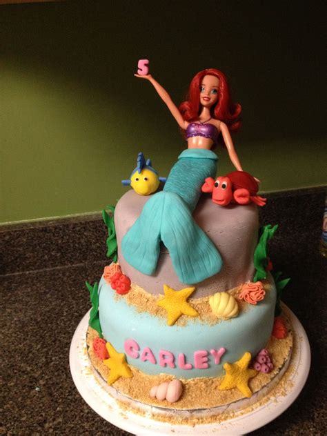 Little Mermaid Birthday Cakebriannacaughroncakes