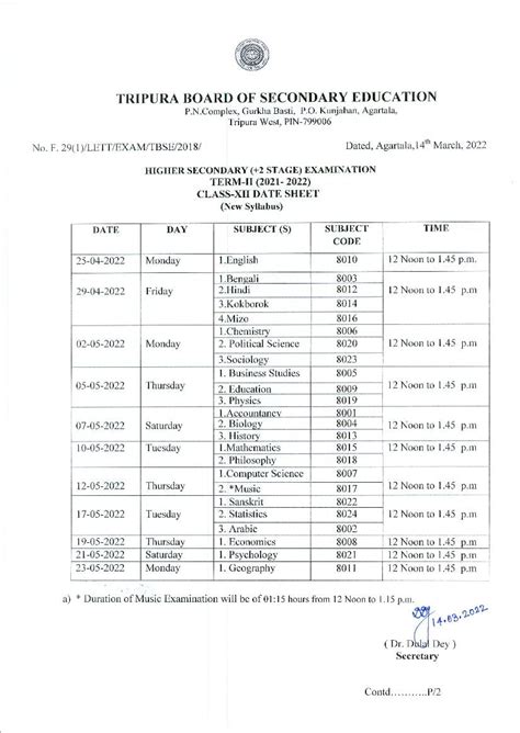 Tamil Nadu 10th Time Table 2022 Public Exams Start From 06 May
