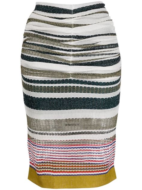 missoni striped knitted skirt farfetch