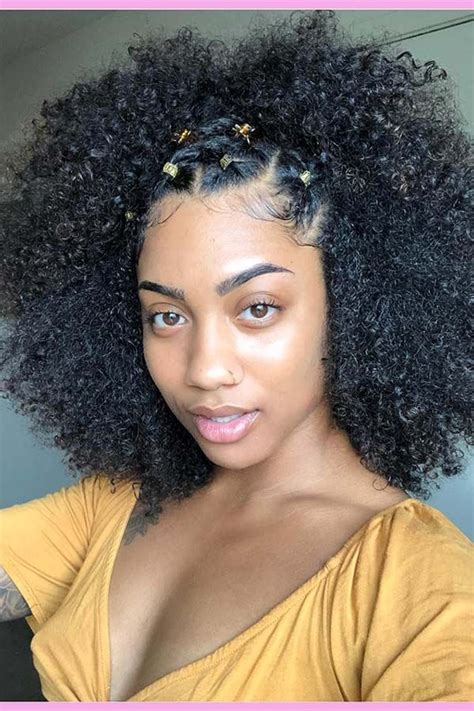 Medium Length Natural Curly Hairstyles African American Hair Zyhomy