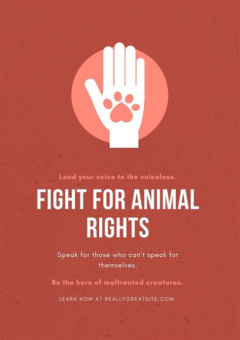 Animal Rights Poster