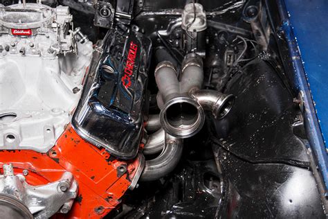 Twin Turbo Manifold Downpipe Intercooler For 67 69 Camaro With Bbc Engine