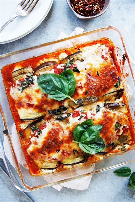 Eggplant Lasagna Rollatini Lexis Clean Kitchen Recipe Eggplant