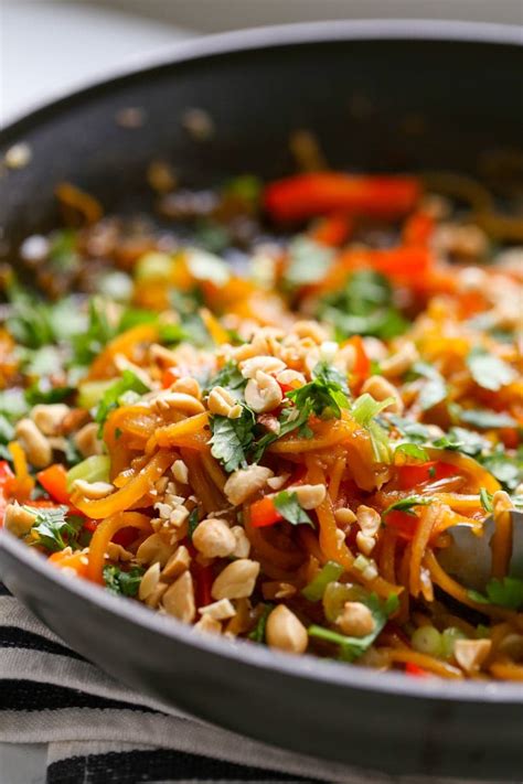 Cook and stir until zucchini is. Sesame Butternut Squash Noodles