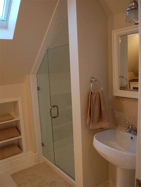 These spaces may introduce a clever design challenge to add to your plate. Small Attic Bathroom | Houzz