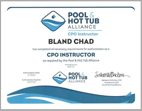 Fully Online Cpo Certification Arkansas Pool Certs