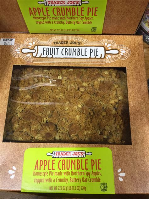 Pin By Kimberleigh Coyne On Trader Joe S Love Pie Crumble Apple Crumble Pie Fruit Crumble