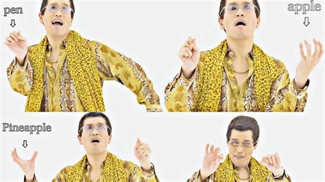 As of october 1st, 2016, the song has… Pen-Pineapple-Apple-Pen inspired app is in at number one ...