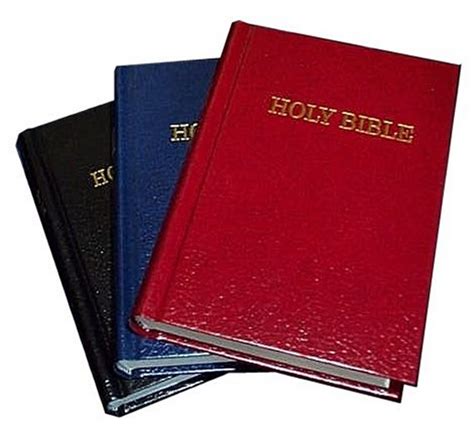 Kjv Pocket Bible Blue Hardback Reading Plan Concordance