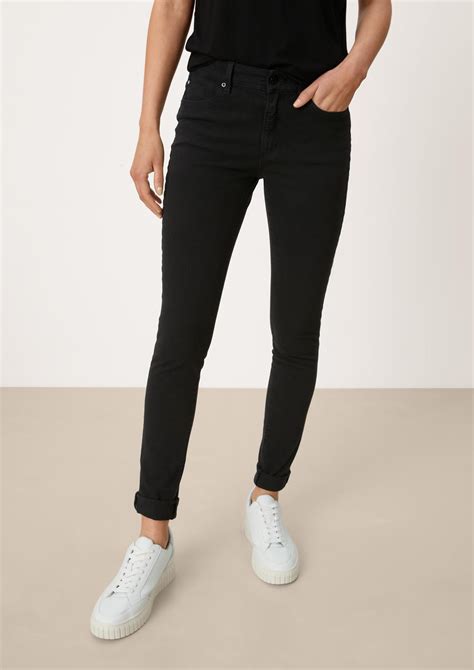 Jeans Izabell Skinny Fit Mid Rise Skinny Leg Schwarz Soliver