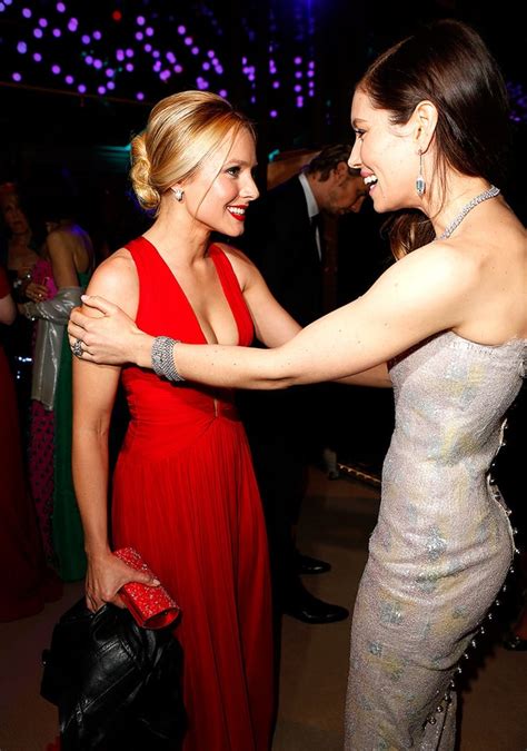 Kristen Bell And Jessica Biel Oscars 2014 After Party Pictures