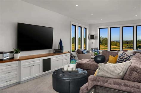 The best modern farmhouse plans. Modern English farmhouse in Oregon with cozy and inviting ...