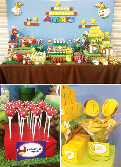 Super Mario Birthday Party Decoration Ideas Bhe