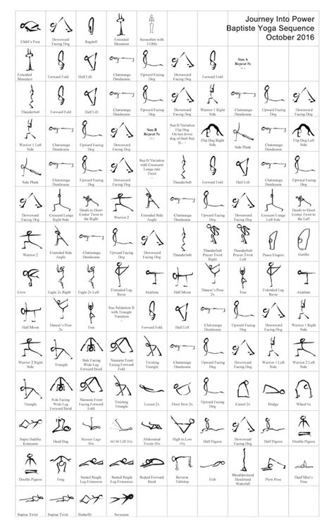 Journey Into Power Sequence All Poses And Transitions Jen Tech Yoga