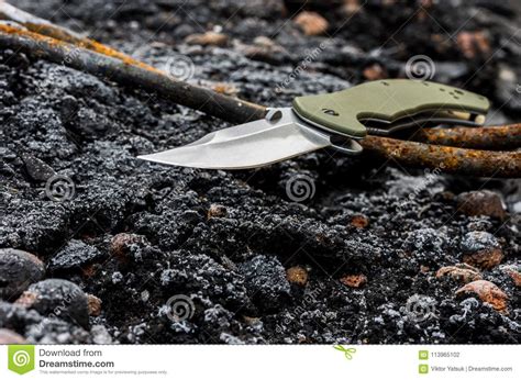 Knife For Military Special Forces Stock Photo Image Of Outdoor