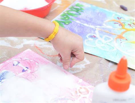 Salt Painting Art Work Process Art For Kids Meri Cherry