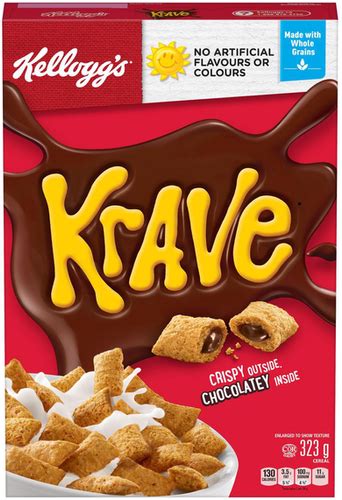 Kellogg’s Krave Chocolate Flavour Cereal 323g Canadianfoodtousa