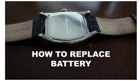 kenneth cole watch battery chart