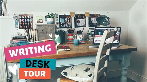 A Writers Desk Tour Calm Cosy And Productive Youtube