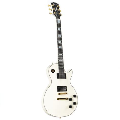 Gibson Les Paul Axcess Custom Stopbar Alpine White Cs901234 Music