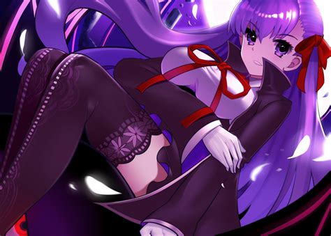 Long Hair Purple Hair Solo Anime Anime Girls Fate Series Fate