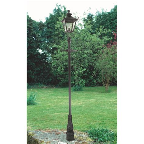 Grampian 1 Lt Outdoor Lamp Post Black 270cm Elstead Lighting Gp1 Black