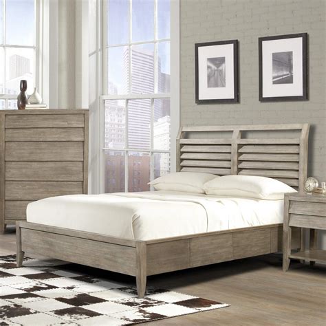 Cresent Fine Furniture Corliss Landing Shutter Storage Sleigh Bed Size