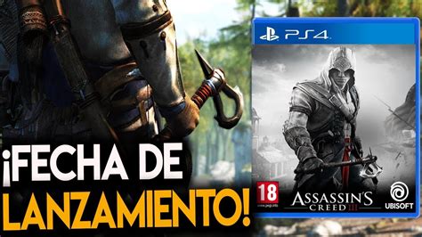 Se CONFIRMA La FECHA DE SALIDA De Assassin S Creed 3 REMASTERED